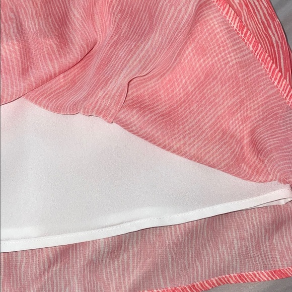 Pinch Red-Coral Ruffle Mini Dress - Picture 8 of 11